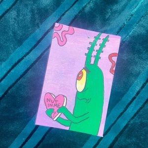 4x6in Plankton Hand-painted Canvas​